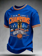Men's New York Champions Basketball Ringer T Shirt