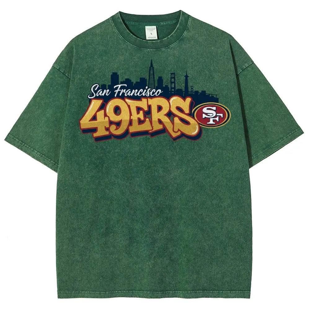 San Francisco 49ers Unisex Vintage Washed T-shirt