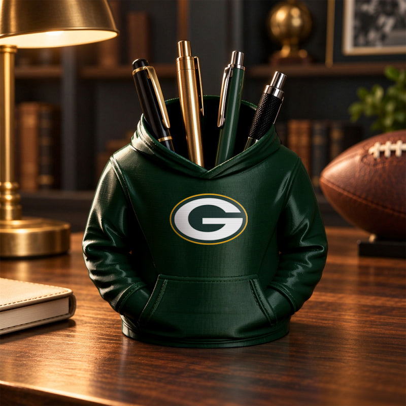 3D Printed Football Hoodie Pen Holder | Team Desk Organizer
