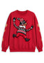 Women's Atlanta Falcons Christmas Gnome Crewneck Sweatshirt