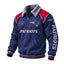 New England Patriots Sherpa Collar 1/4 Zip Fleece Pullover NFL Fan Jacket