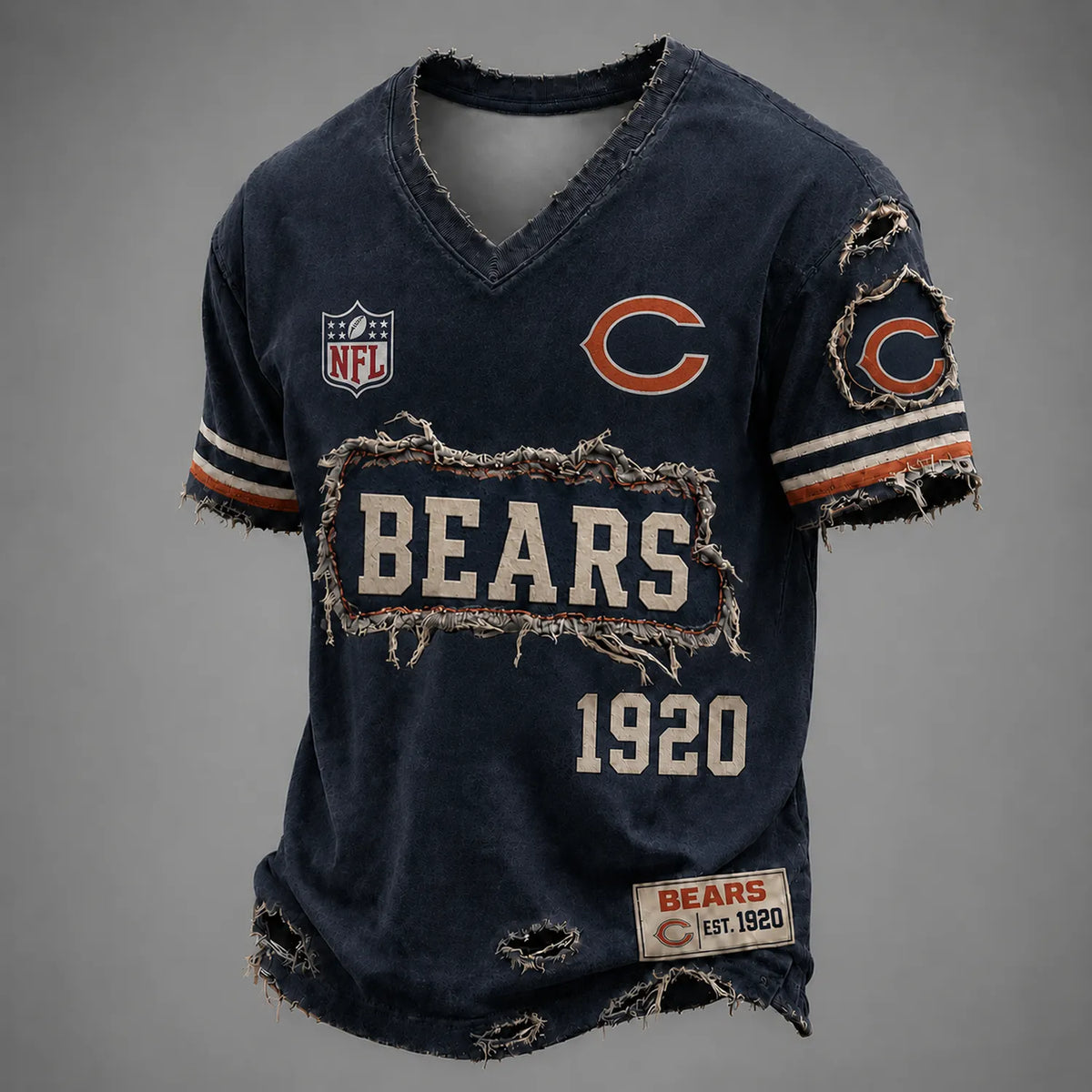 CHI x NFL LUXURY V-Neck T-Shirt 3005 DatND DVT Main image
