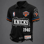 NY Knicks 1946 Distressed V-Neck T-Shirt