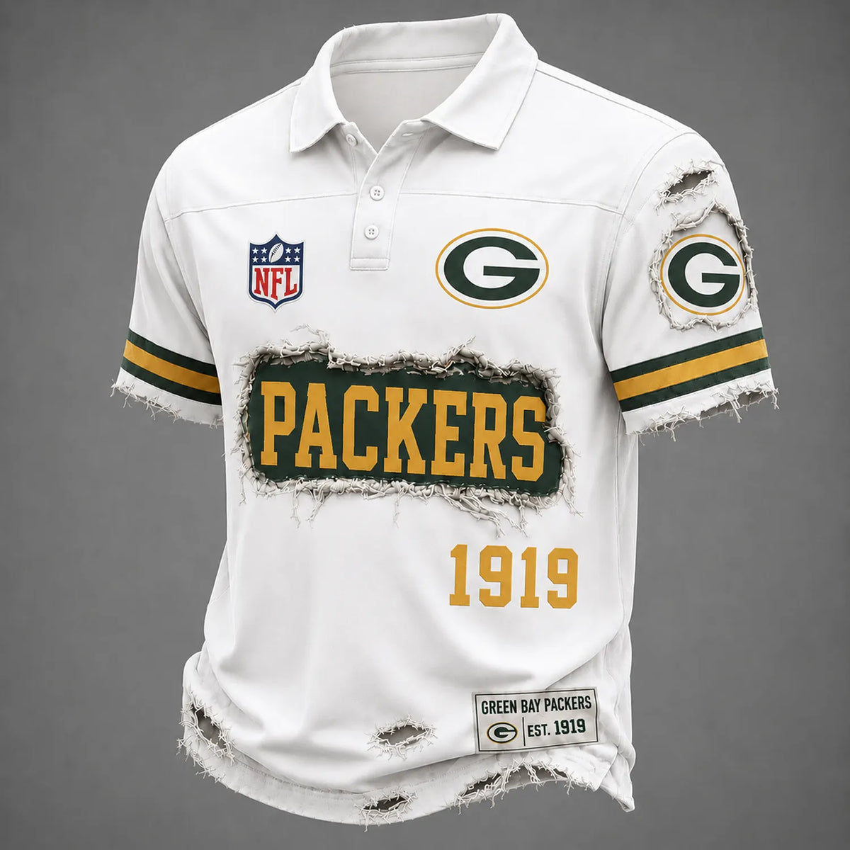 GB x NFL LUXURY V-Neck T-Shirt 3005 DatND DVT