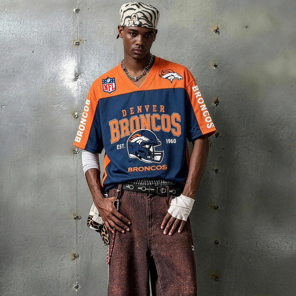Denver Broncos EST 1960 Helmet Graphic Jersey Shirts