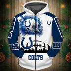 Indianapolis Colts 2026 New 3D Graphic Hoodie