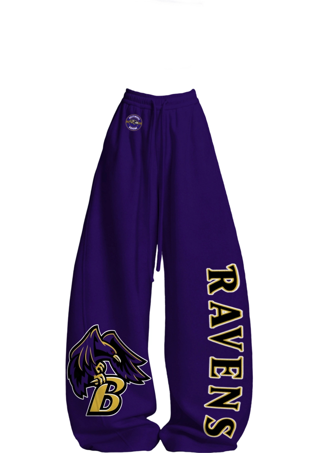 Baltimore Ravens Tops & Elasticated Trousers Two-Piece Set