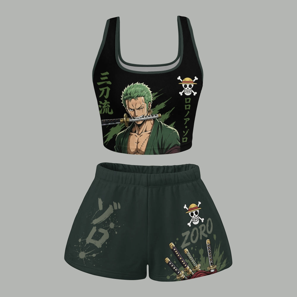 One Piece Vest and shorts set