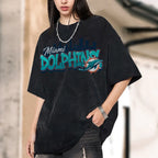 Miami Dolphins Unisex Vintage Washed T-shirt