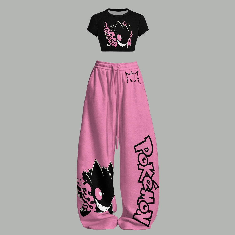 Pokémon T-Shirt  & Elasticated Trousers Two-Piece Set