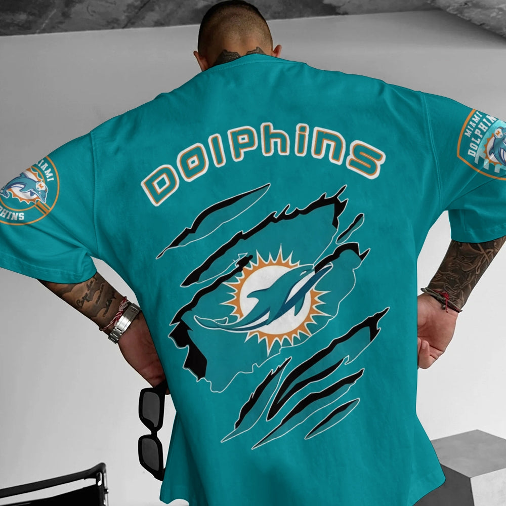 Unisex "Miami Dolphins" Inspired Trendy T-shirt
