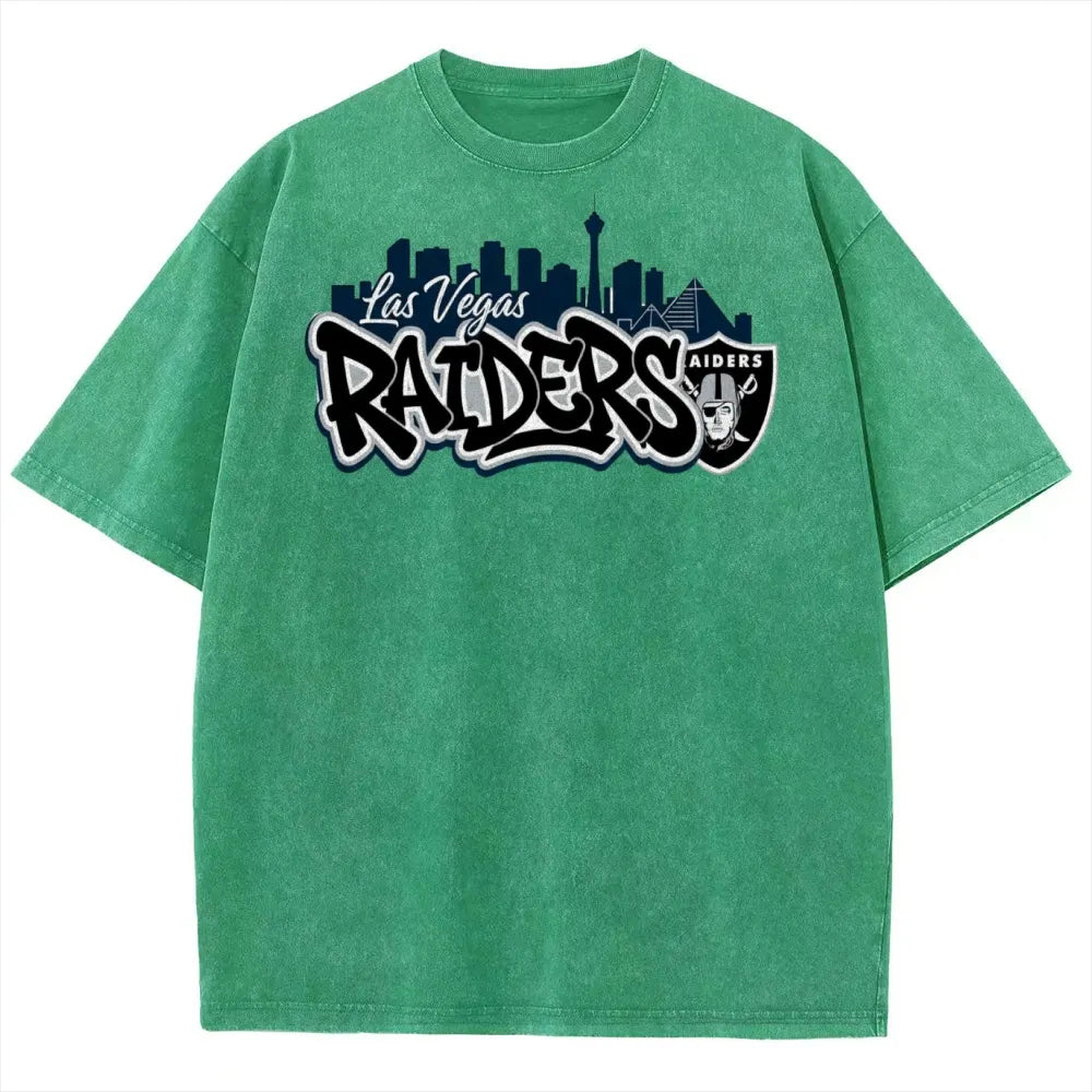 Las Vegas Raiders Unisex Vintage Washed T-shirts