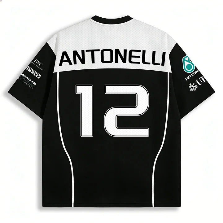 2026 Mercedes F1 Kimi Antonelli 12 Mesh Jersey