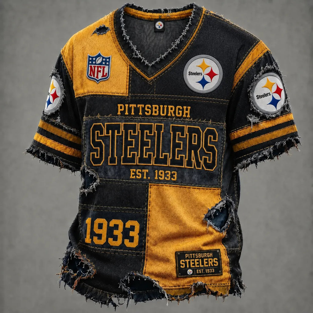 NFL LUXURY V-Neck T-Shirt 3005 DatND DVT