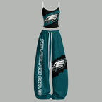 Philadelphia Eagles Top & Elasticated Trousers Two-Piece Set | NFL