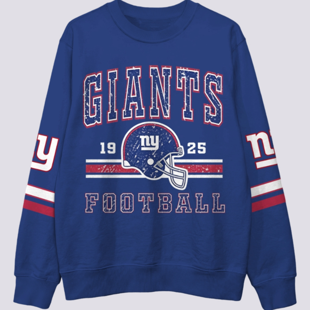New York Giants Vintage Football Helmet Graphic Crewneck Sweatshirt Main image