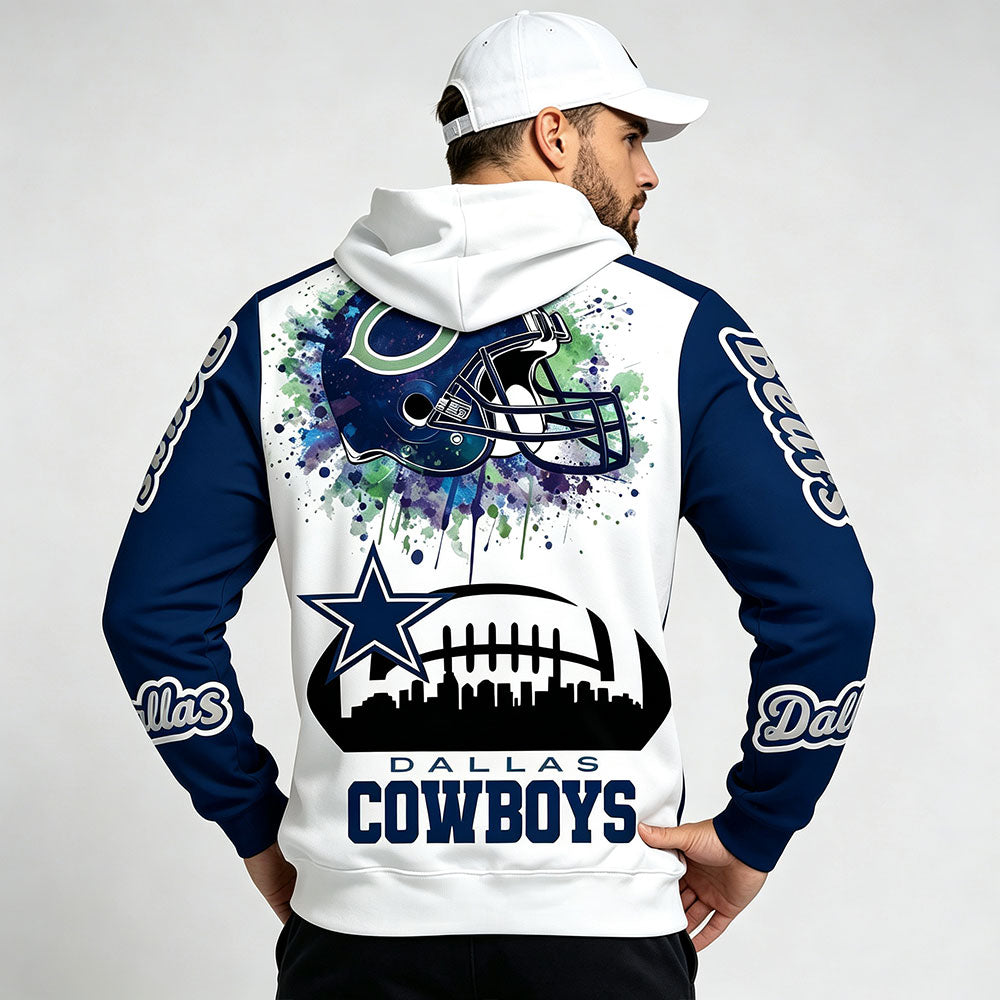 Dallas Cowboys 2026 New 3D Graphic Hoodie