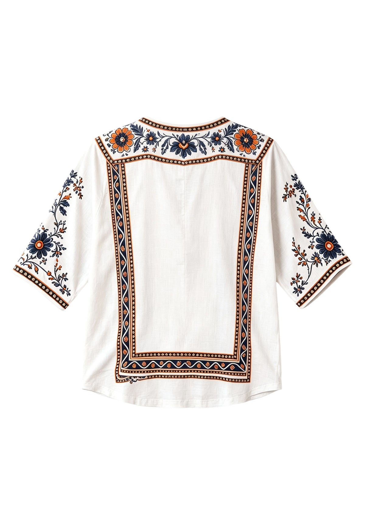 Women's Boho Floral Chicago Bears Hello Kitty Game Day V Neck Shirt