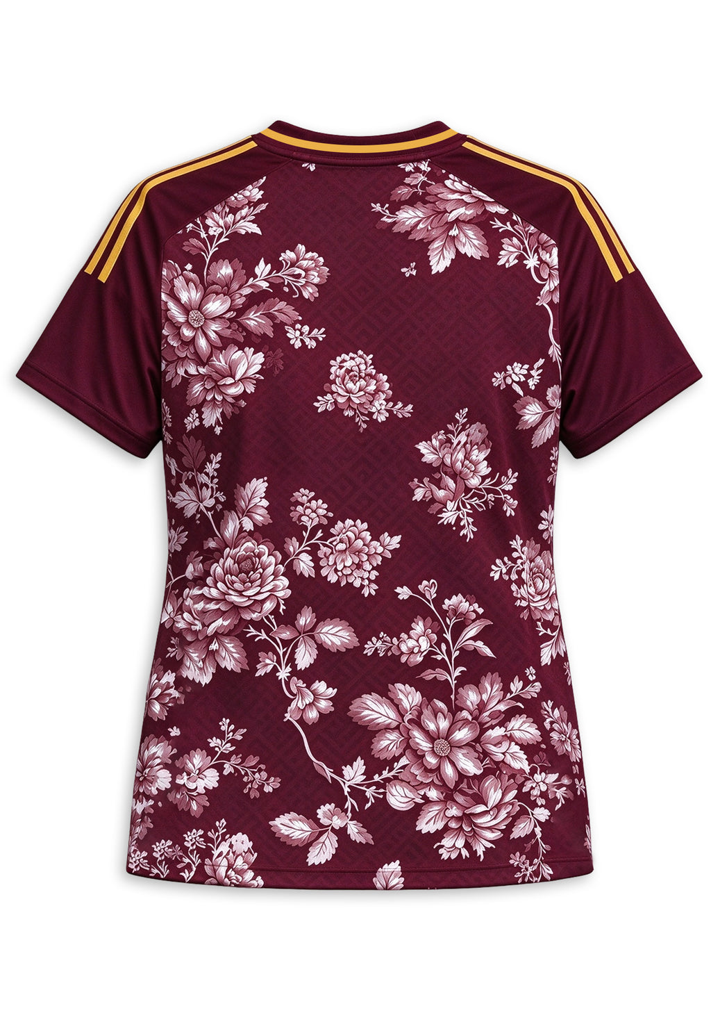 Women's Washington Commanders Floral V-Neck T Shirt