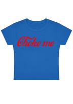 Choke Me Y2K Baby Tee