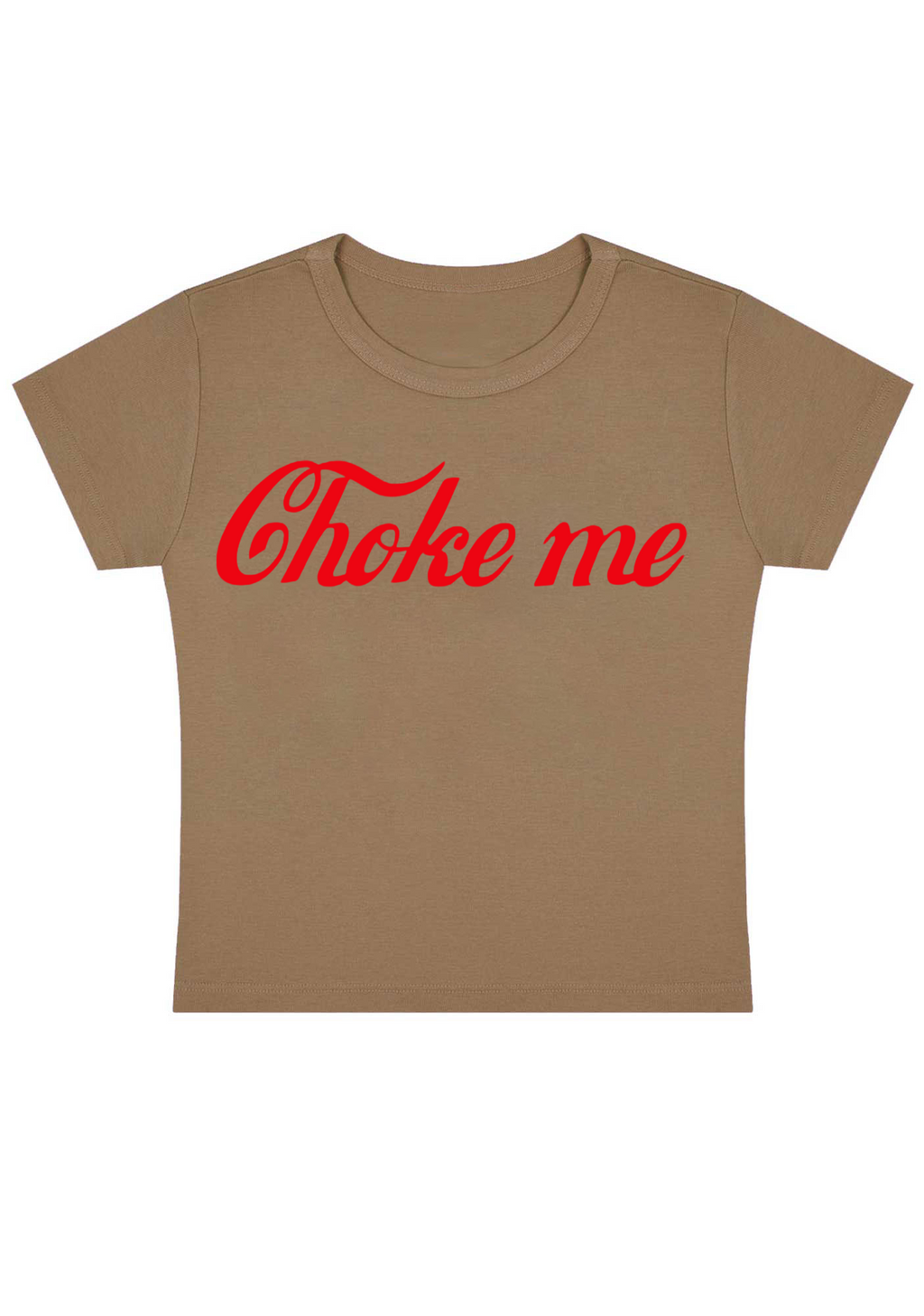 Choke Me Y2K Baby Tee