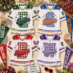 Personalized Mascot?Name And Number Plaid Letter Teacher Mesh Jersey?