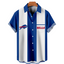 Buffalo Bills Two-Tone Vertical Stripe Fan Hawaiian Shirt