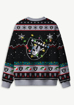 Grinch Las Vegas Raiders Logo Ugly Christmas Sweatshirt