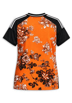 Women's Cincinnati Bengals Floral V-Neck T Shirt