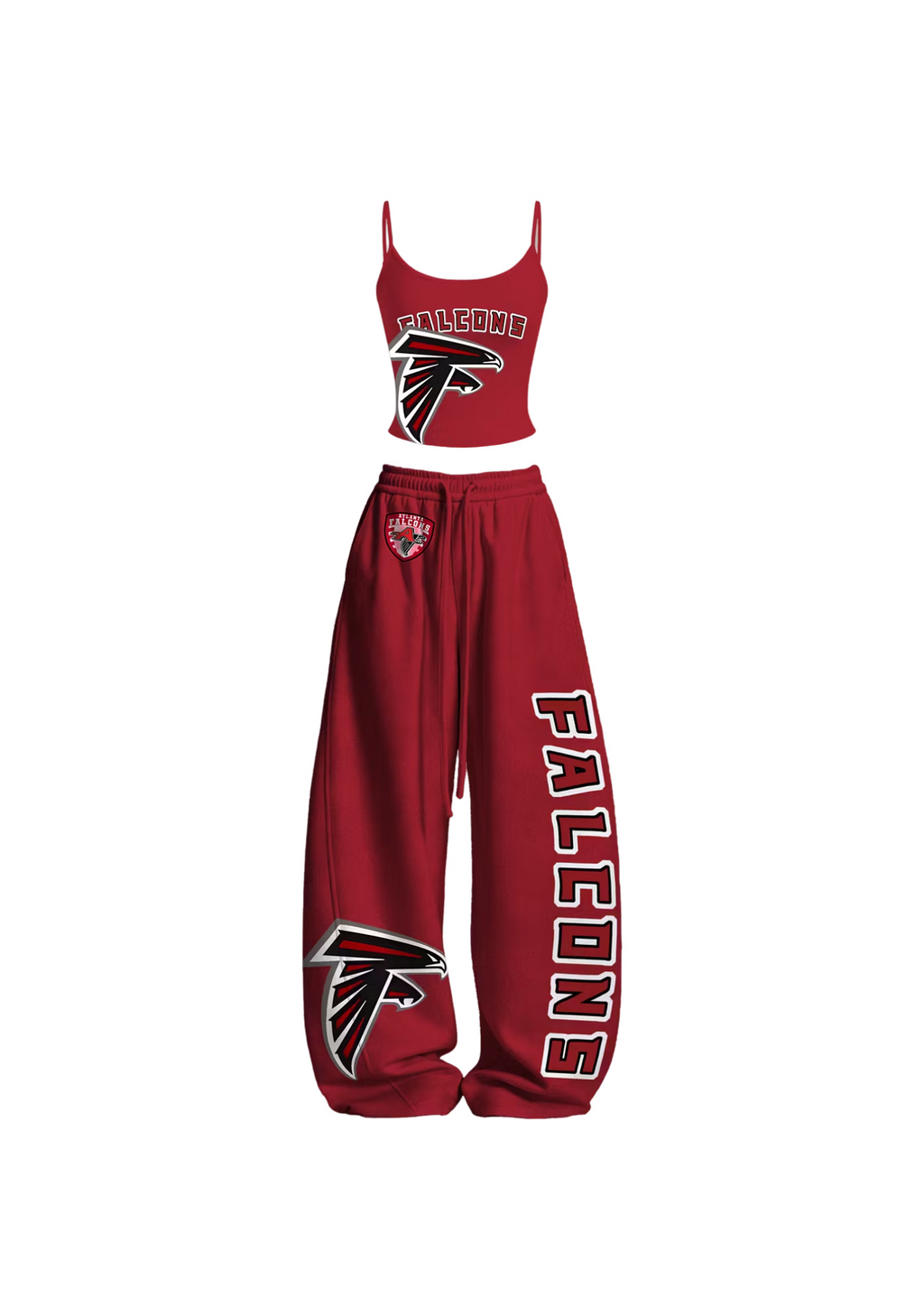 Atlanta Falcons Mascot Tops & Elasticated Trousers Two-Piece Set