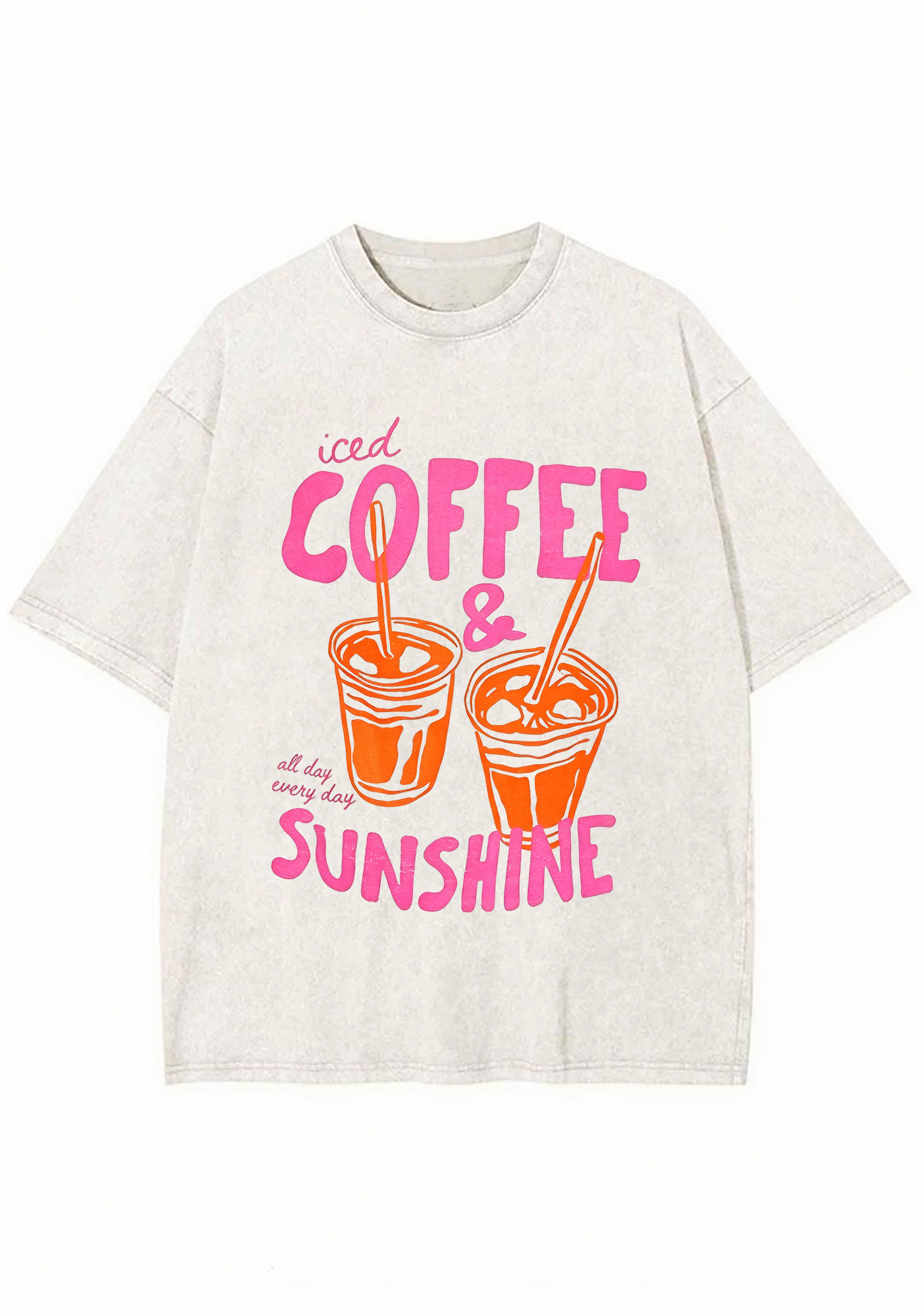 Ice Coffee and Sunshine Washed Tee Secondary image