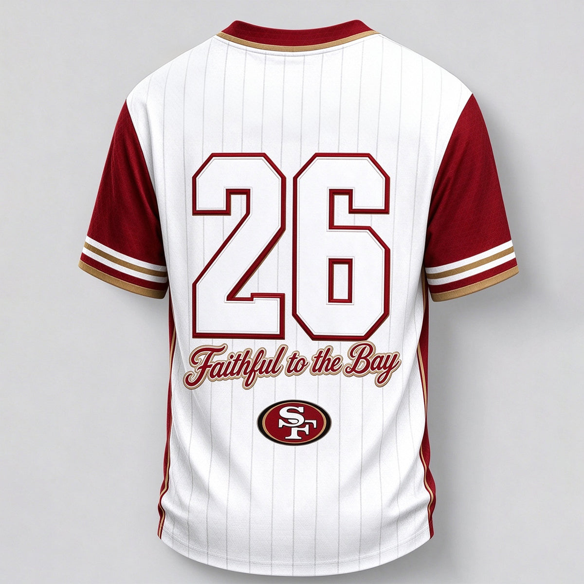San Francisco 49ers | Premium NFL Legacy Pride V-Neck Jersey