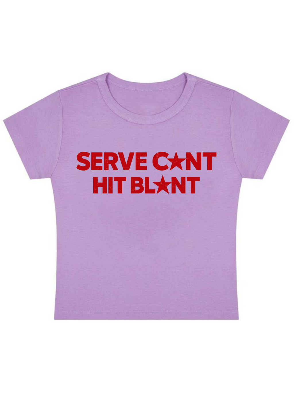 Serve Cxnt Hit Blxnt Y2k Baby Tee