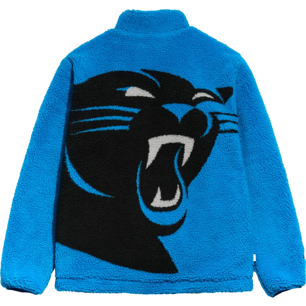 Carolina Panthers Full Zip Sherpa Fleece Jacket