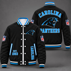 Carolina Panthers Black Varsity Jacket