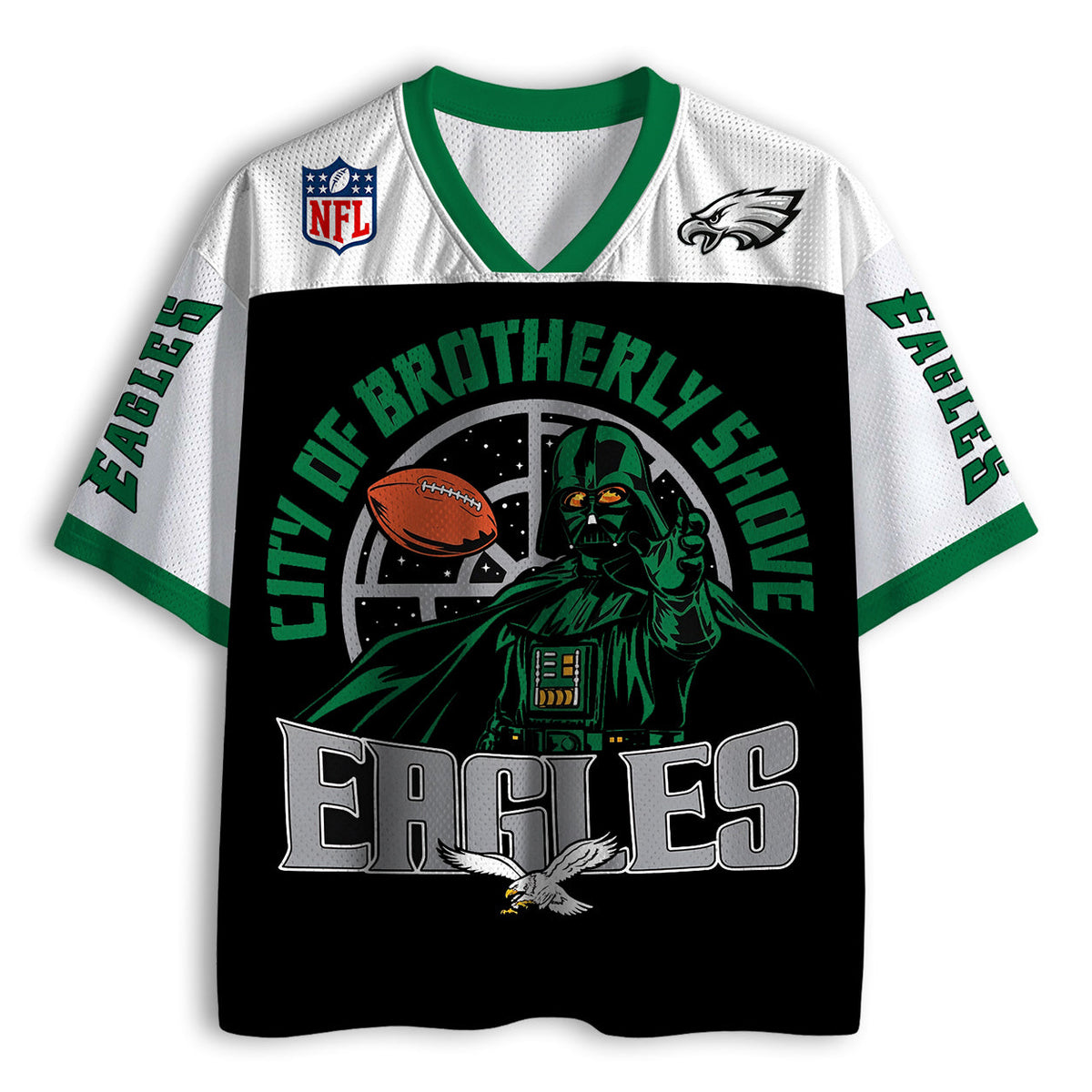 Philadelphia Eagles Star Wars Graphic Jersey Shirt Main image