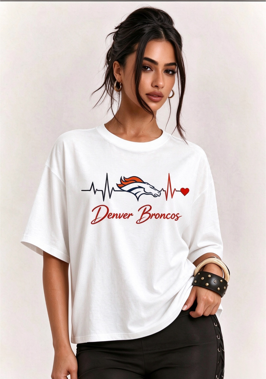 Women's Denver Broncos NFL Game Day Graphic T-Shirt