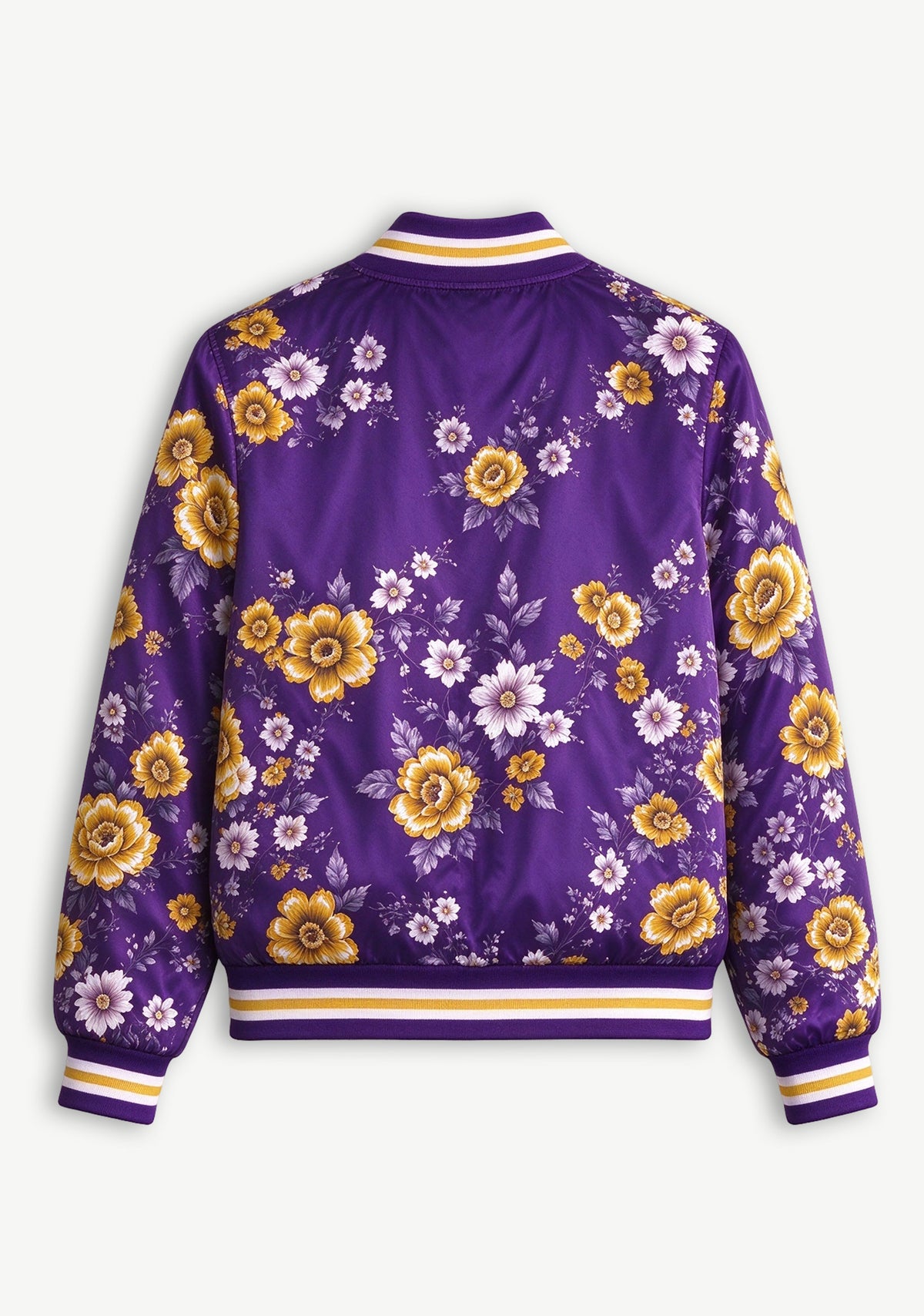 Women Minnesota Vikings Floral Print Zip Up Jacket Custom Name For Fan