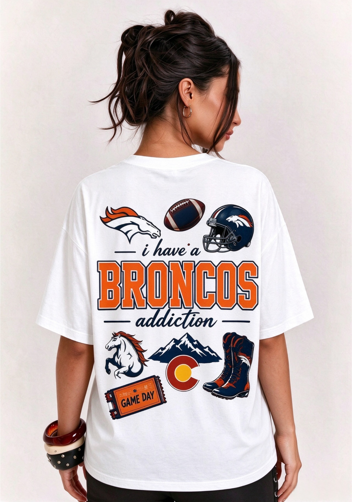 Women's Denver Broncos NFL Game Day Graphic T-Shirt Main image