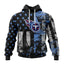 Tennessee Titans Vintage American Flag Graphic Hoodie NFL Fan Sweatshirt