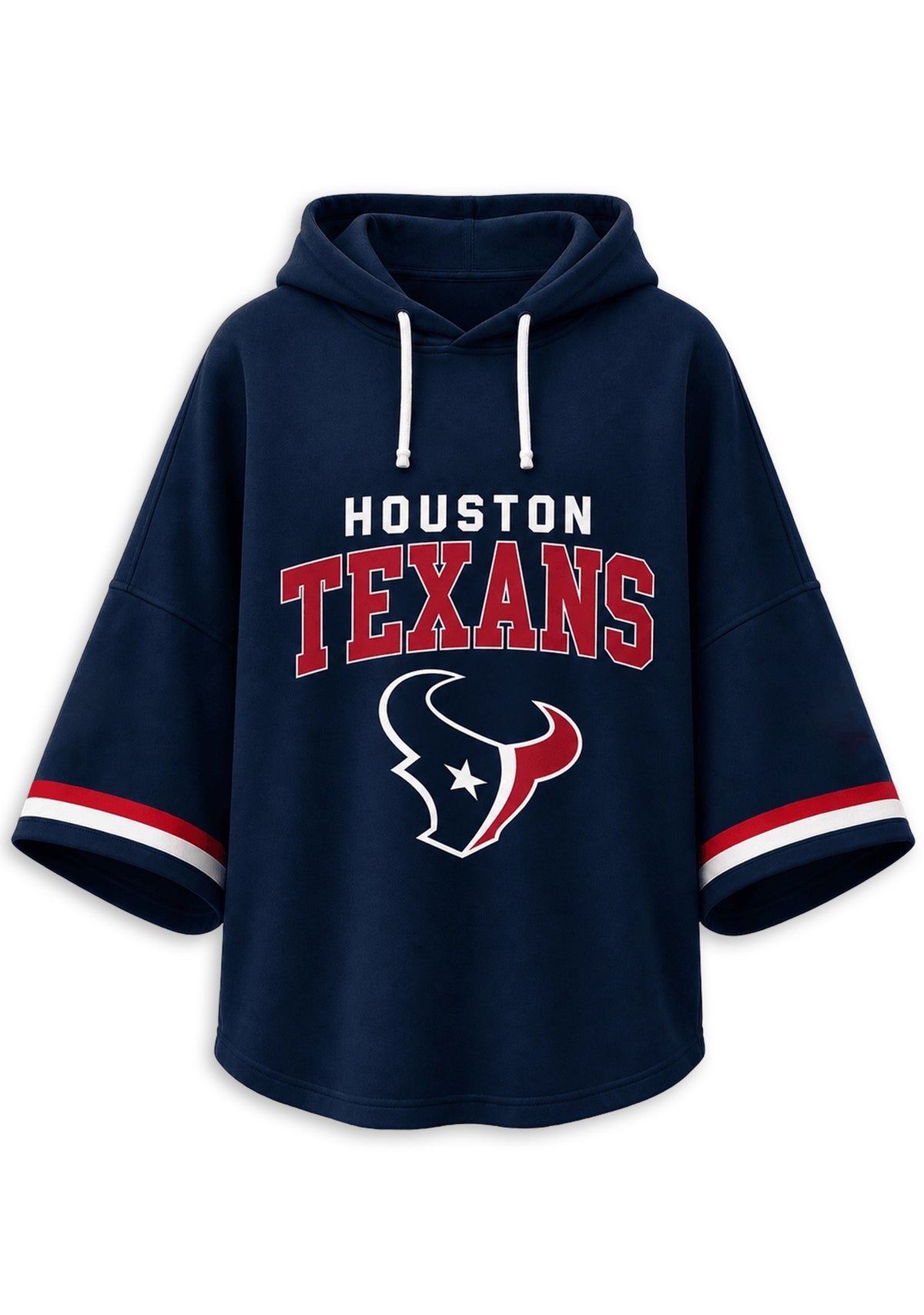Women’s Houston Texans 3/4 Dolman Sleeve Hoodie