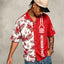 Nottingham Forest Red Half‑Split Hawaiian Shirt For Fan