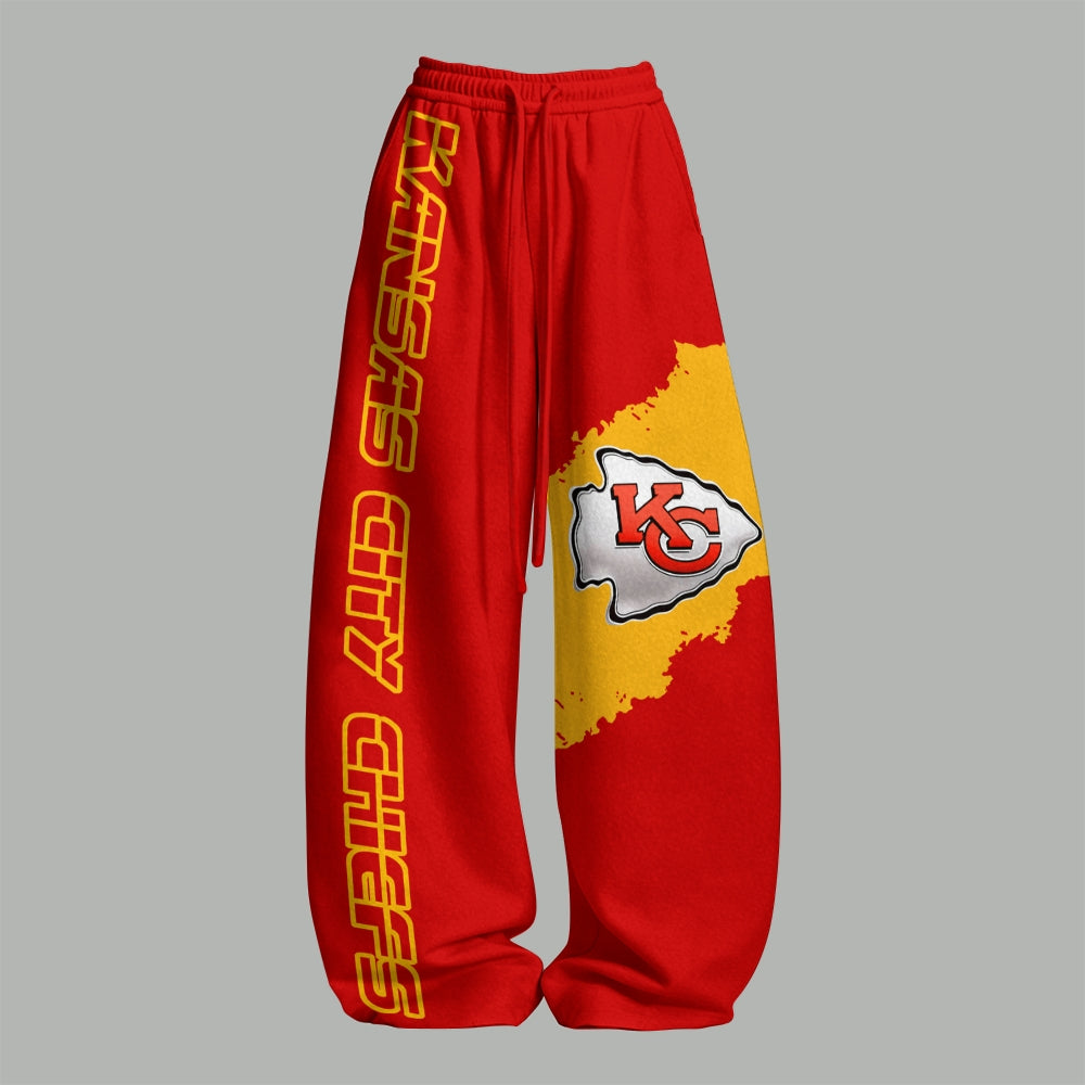 "Kansas City Chiefs"Top & Elasticated Trousers Two-Piece Set