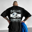 Dallas Cowboys Est.1960 Vintage Football Helmet Printed T-Shirt
