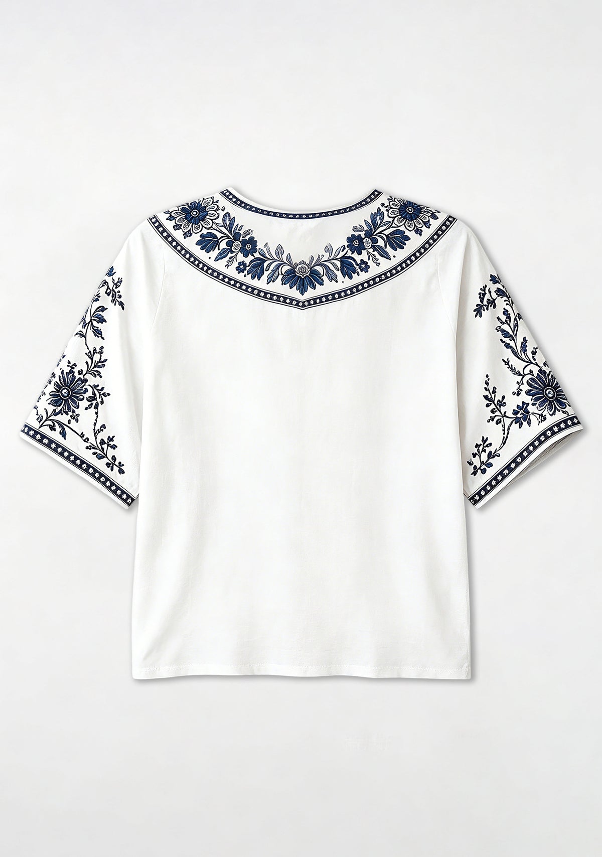 Women's Boho Floral Dallas Cowboys Hello Kitty Game Day V Neck Shirt