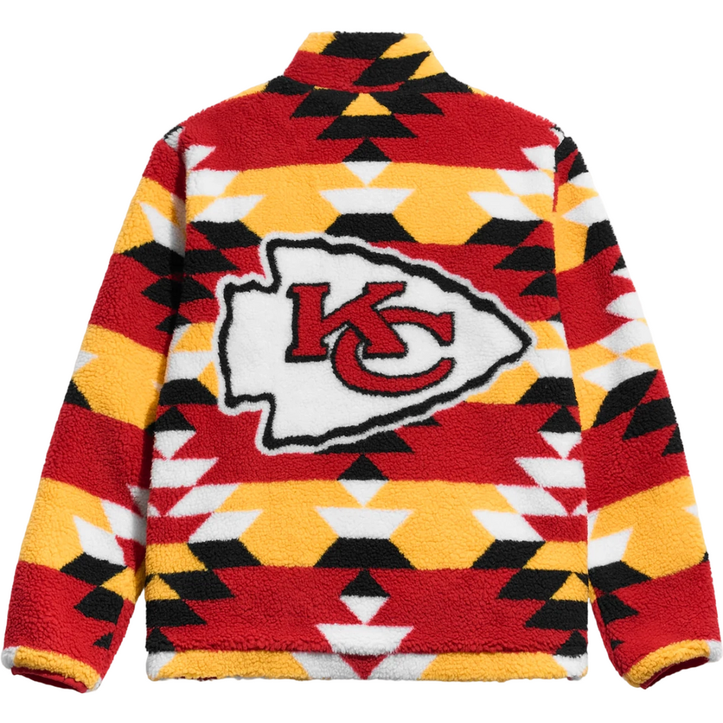 Kansas City Chiefs Full Zip Sherpa Fleece Jacket