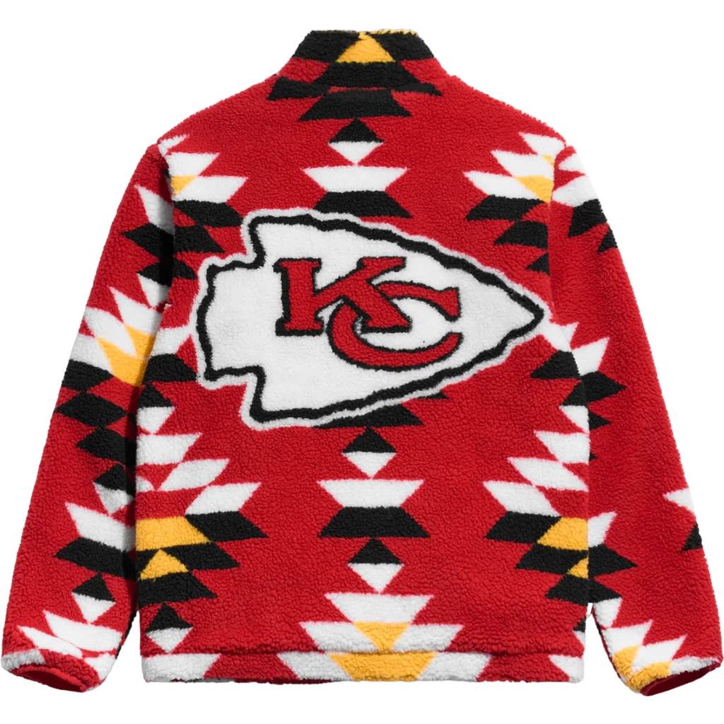 Kansas City Chiefs Full Zip NFL Sherpa Fleece Jacket