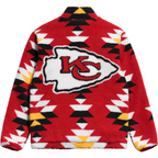 Kansas City Chiefs Full Zip NFL Sherpa Fleece Jacket