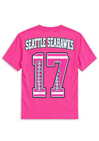 Seattle Seahawks Pink Out Tackle Breast Cancer Awareness V-Neck T-Shirt
