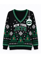 Women’s New York Jets Ugly NFL Christmas Sweatshirt